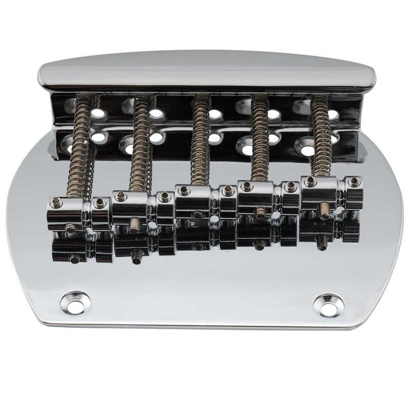 Musiclily Pro 16mm Steel 5-String Bass Bridge for Musicman Style