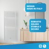 3 Shelves Wall Mount for Towel Radiators and Horizontal Pipes