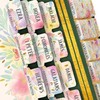75 Pcs Laminated Bible Tabs for Women Foldable Large Print