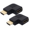 Audio Fan HDMI Converter Adapter Male to Female Terminal Direction
