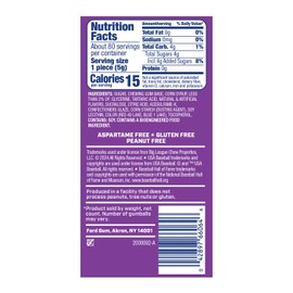 New Big League Chew Bubble Gum Dugout Bucket - 80 Pieces, Grape Flavor | Ideal for Baseball Games, Teams, Concessions, Parties, and More | 80 Individually Wrapped Gumballs