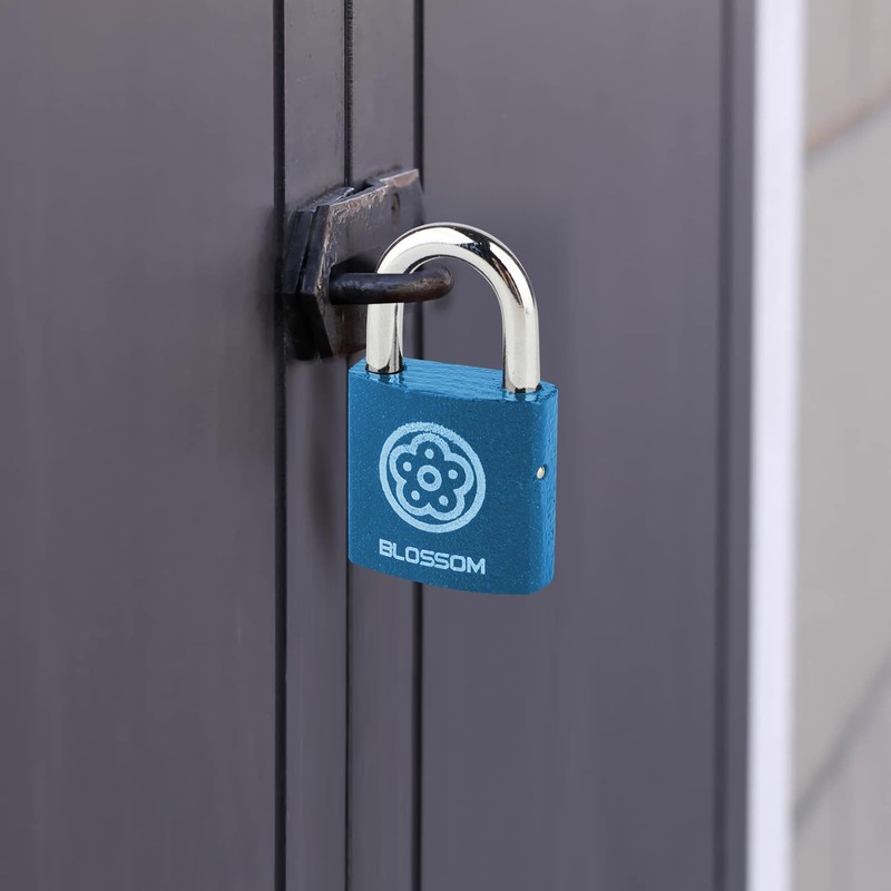 2 Pack Iron Padlock with Keys Heavy Duty Padlock High