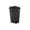 South Main Hardware 888069 6-in Beaded, 100-Pack, 18-lb, Black, Speciality