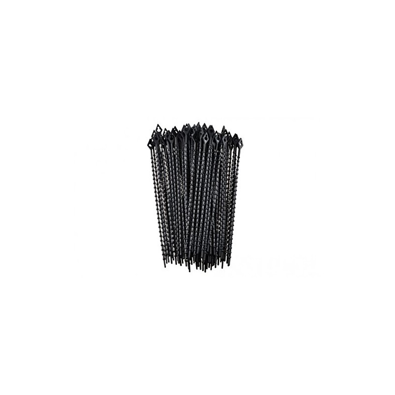 South Main Hardware 888069 6-in Beaded, 100-Pack, 18-lb, Black, Speciality