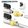 TAILONZ PNEUMATIC 6PCS 1/4 Inch Mini Brass Ball Valve Shut