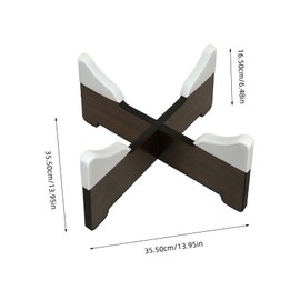 Kisangel Handpan Drum Stand Wood Tongue Drum Holder with Elegant Design for Display and Storage of Hand Pan Drums Easy Installation for Tongue Drum Enthusiasts