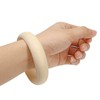Penta Angel Wood Bangle Bracelets 4Pcs 2.83inch Unfinished Natural Round