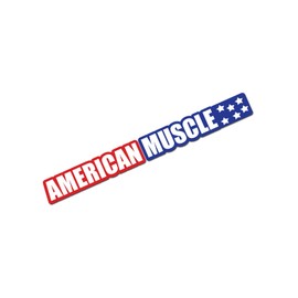 American Muscle 3 Color Windshield Banner Decal Sticker 23"