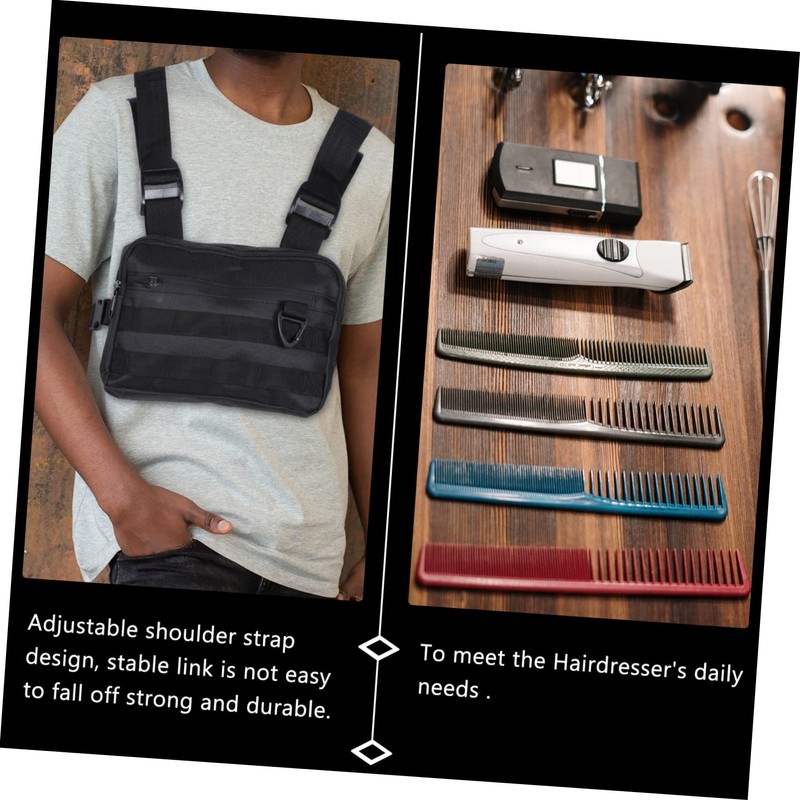 Healeved Scissor Organizer Hairdressing Tool Storage Bag for Barbers and