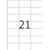 TopStick 8708 Adressetiketten, 100 Blatt, 70 x 42,3 mm, 21