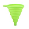 2-Pack Collapsible Silicone Kitchen Funnel Set for Bottles, Oils &