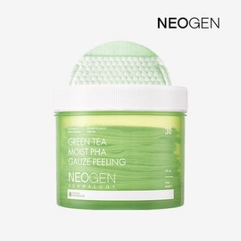 Neogen Green Tea Moist PHA Gauze Peeling Pads 30 Sheets (Moisture Soothing/Exfoliating) / 그린티 모이스트 파하 거즈필링 패드 30매(수분진정/각질필링)