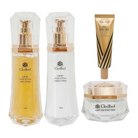Cledbel Basic Set Latest Collagen Gold Lifting 4 Types, Skin + Lotion + Cream + Eye Cream / 끌레드벨 기초 세트 최신상 콜라겐 골드 리프팅 4종, 스킨+로션+크림+아이크림
