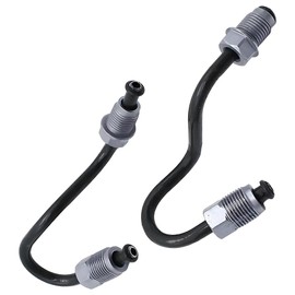 Crozgan 2Pcs Car Brake Hoses 1K0611763E 1K0611763D 100mm Rear Brake Pipes Automotive Brake Kit Replacement for VW Passat Golf MK5 MK6 AD A3 RS3 TT Skoda Superb Octavia Seat Altea Toledo