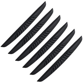6 Stück Schwarz Autotür Kantenschutz, Hochwertiger Gummi Türkantenschutz Auto, Universal Autotür Schutz, Selbstklebend Türschutz Auto, für Alle Modelle Autospiegel, Autotür, Türgriff