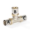 H2O-Flex® Press Fitting T-Piece Reduced 32 x 3.0 mm -