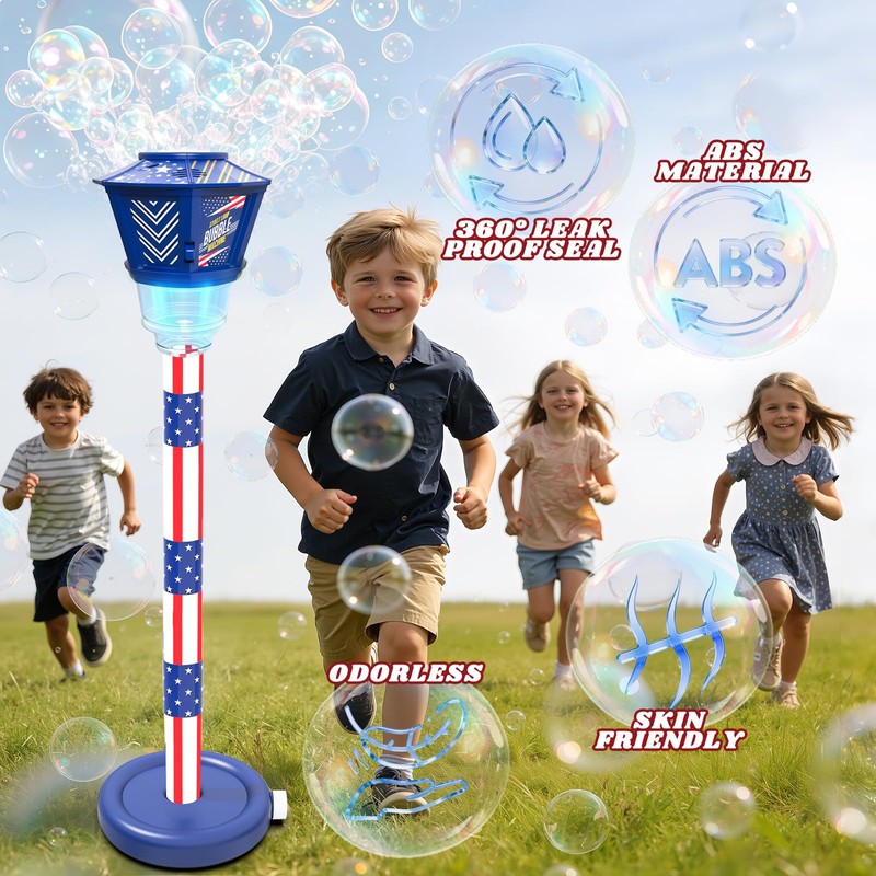 Bubble Machine for Kids Bubble Blower Maker with Lights and