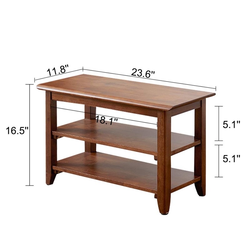 XKZG Storage Bench Wooden Shoe Rack Bench Rustic Solid Wood