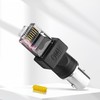 MEIRIYFA BNC to RJ45 Converter Adapter, BNC Female to RJ45