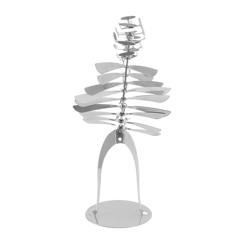 Metal Rotating Windmill Wind Braking Figurine Humanoid Rotating Windmill Home