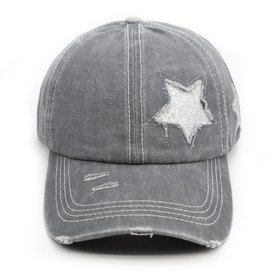 Ruyosn Women's Braid Baseball Cap High Ponytail Cap Women's Ponytail Cap Summer Women's Cap Summer Cap Sun Protection Glitter Cap Women