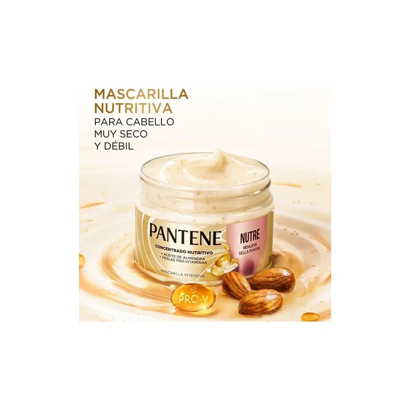 Mascarilla para cabello Pantene Nutre y Sella Puntas 300 ml