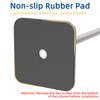 RUACQ Hand Towel Stand, 16" T-Shape Hand Towel Holder Stand