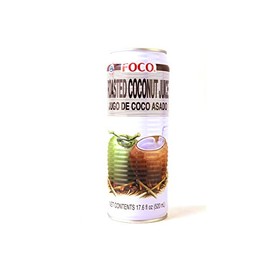 FOCO Roasted Coconut Juice (Jugo De Coco Asado) - 17.6 Fl Oz (Pack of 1)