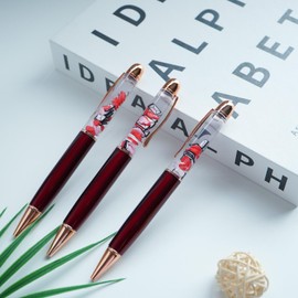 Sikyby Liquid Floating Pen Love Letter Envelope Heart Valentine's Day Romantic Gift for Women