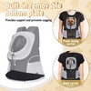 WOYYHO Pet Dog Carrier Backpack Small Dog Front Backpack Ventilated