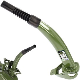 KADAX Spout for canisters, outlet pipe, funnel for petrol canisters, filling nozzle for reserve canisters, canister funnel, filling nozzle, canister spout (steel)