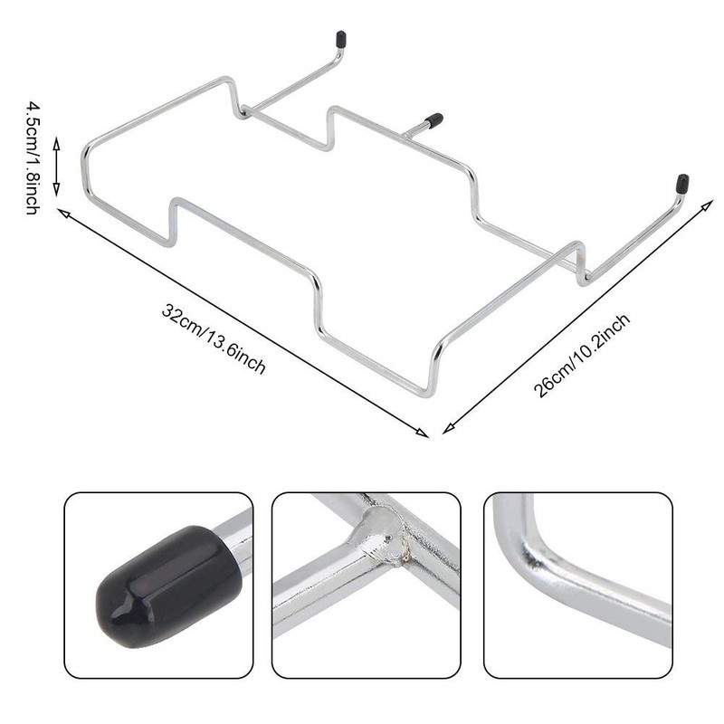 AlomeJOR Garbage Bag Rack Large Capacity Tableside Rack Trash Bag