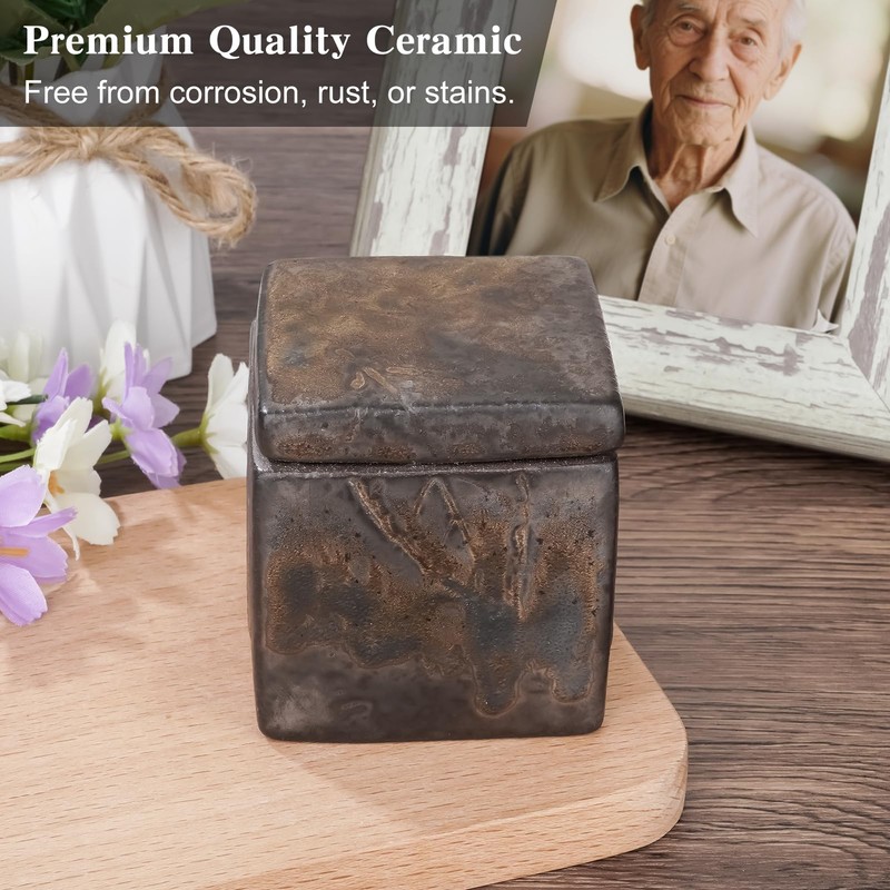 Abooxiu Small Urns for Human Ashes Keepsake 2.76 Inches Mini