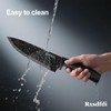 Rxsdfdi Knife Set, 6 Pieces Kitchen Knives Set with Anti-Rust