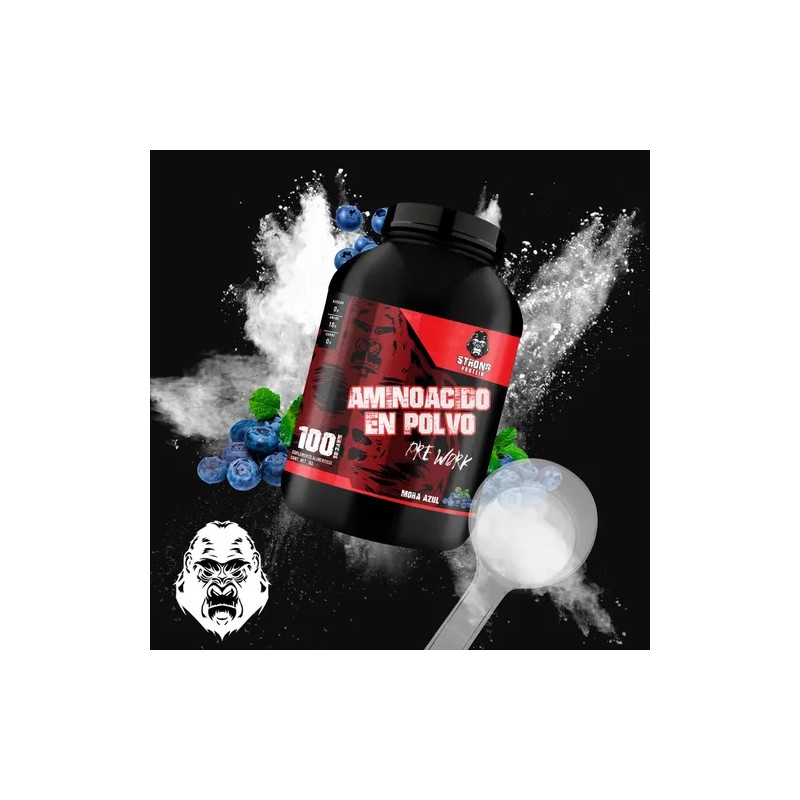 Aminoácidos Strong Protein 1kg Prentreno Varios Sabores