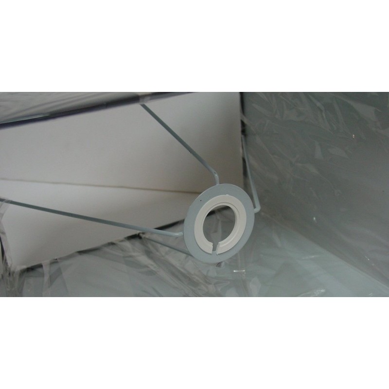 13" 15" 17" Black Rectangular Table Lamp Shade - Size: