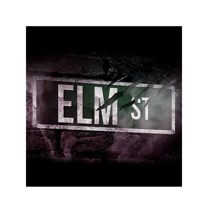 Grindstore Elm Street Slim Tin Sign, Multi-Colour, 10.1 x 30.5