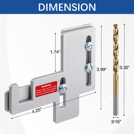 LATING Generator Interlock for Siemens or Murray 150 or 200 Amp Panels with 7/8 to 1 1/4 Inches Spacing, Silver