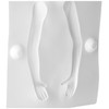 PME People Mould - Lady, Set of 6 Pieces, White,