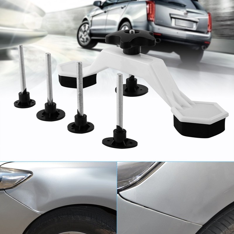 Qiilu Auto Dent Puller Kit Adjustable Dent Remover Tools Paintless