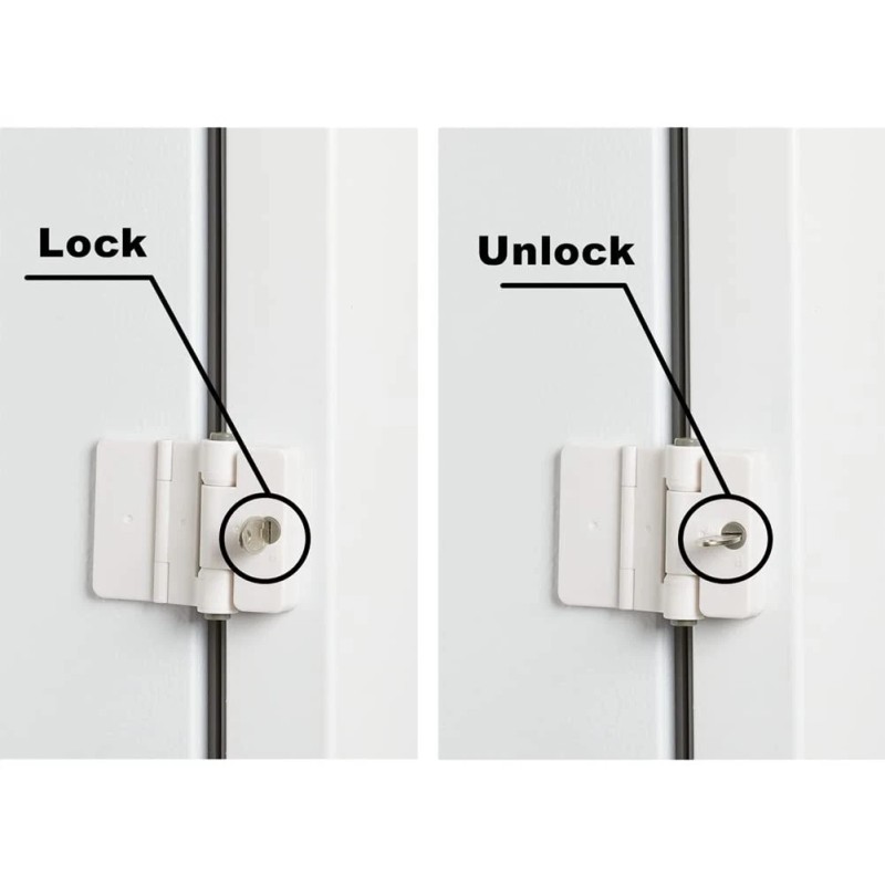 Jola'S House 1 Pack Refrigerator Door Locks Double Button Adhesive