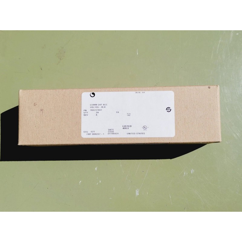 CommScope NEW IN BOX USL10G BLK Commscope CAT6A Modular Jack