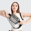 MATEPROX Clear Fanny Pack for Women Men, Crossbody Bag Stadium