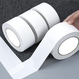 Amanbo 3-Pack Duct Tape White Heavy Duty -2 in 66 Yds Total Waterproof No Residue Strong Adhesive Duct Tape Tearable for Indoor Outdoor Use,Multi Purpose Home Repair