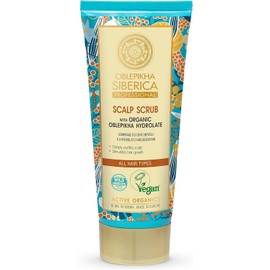 Natura Siberica Oblepikha Scalp Scrub 200ml: Exfoliante Profundo para Cabello y Piel Cabelludo, Mentolado, Unisex