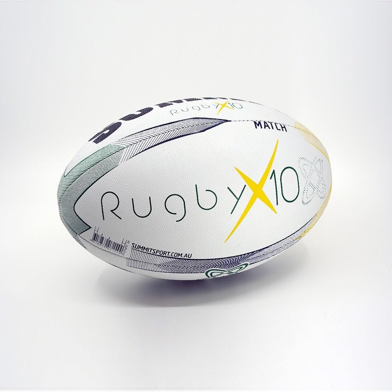 Summit X10 Rugby Ball, Size 5