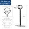 LEPEVNEY Ceiling-Mount Bracket for 25mm Dia Rods - Wardrobe Pipe