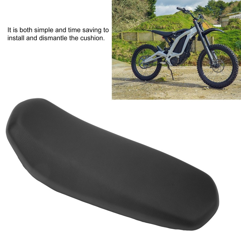Electric Motorcycle Seat Cushion Black Leather Replacement for Sur Ron