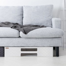 Home&amp;House Maven Premium Living Box 80L 2P, Knit Vanilla / 홈앤하우스  메이븐 프리미엄 리빙박스 80L 2P, 닛트바닐라