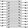 Small Bungee Cords with Hooks 12 inch-20PCS Bungee Straps with